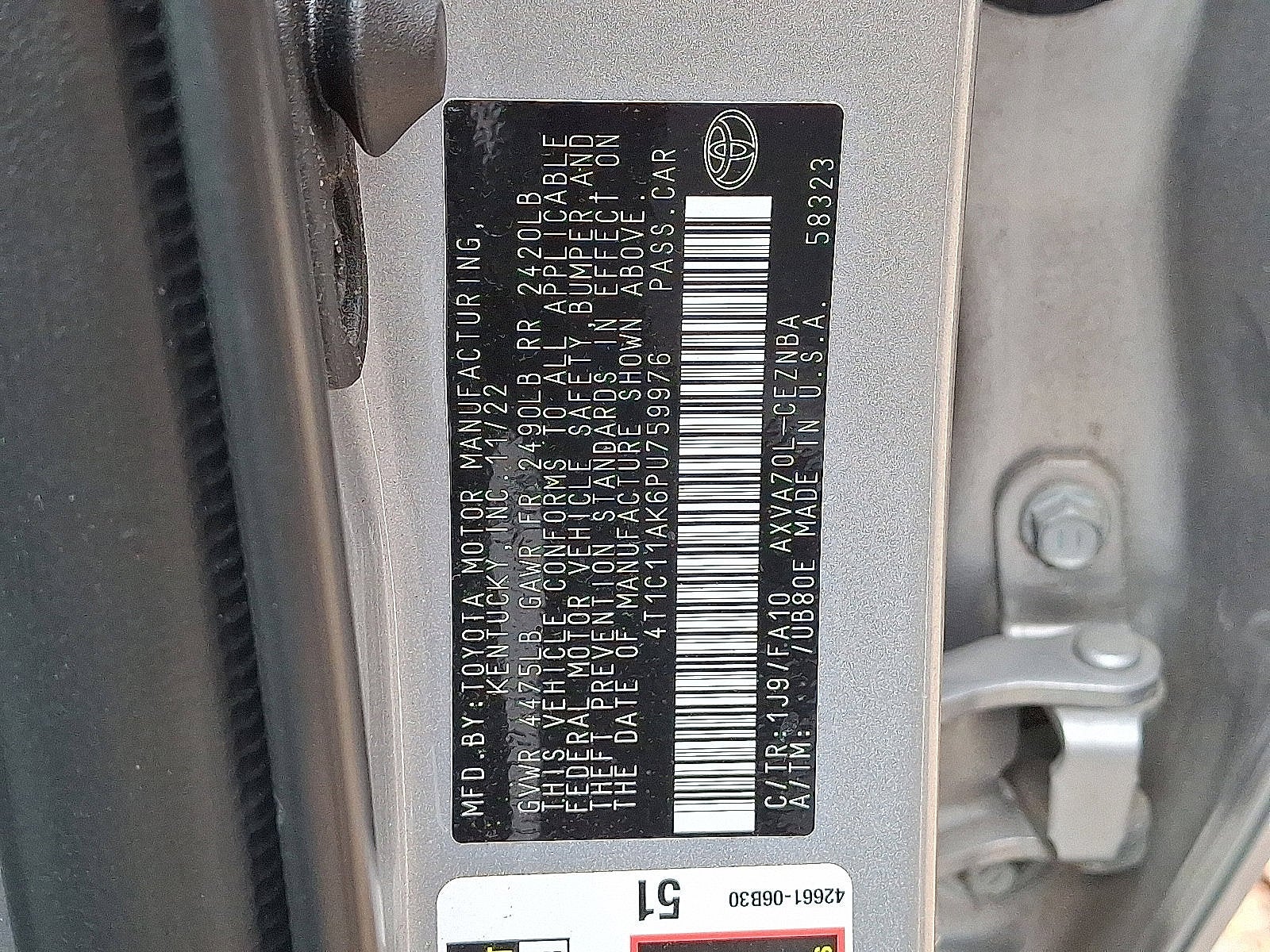 2023 Toyota Camry LE