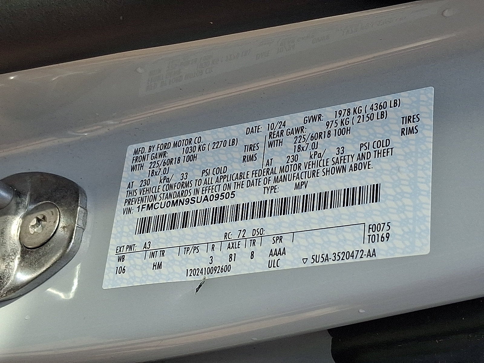 2025 Ford Escape ST-Line