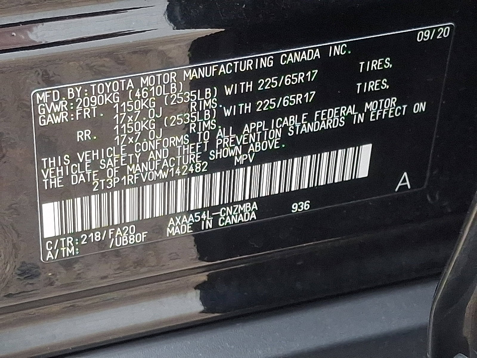 2021 Toyota RAV4 XLE