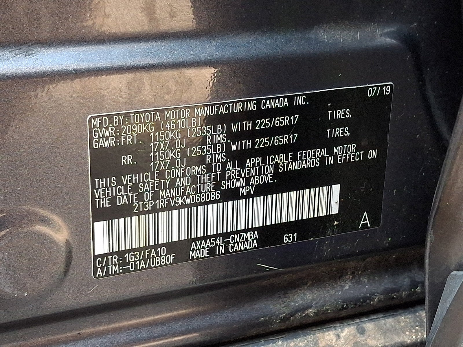 2019 Toyota RAV4 XLE