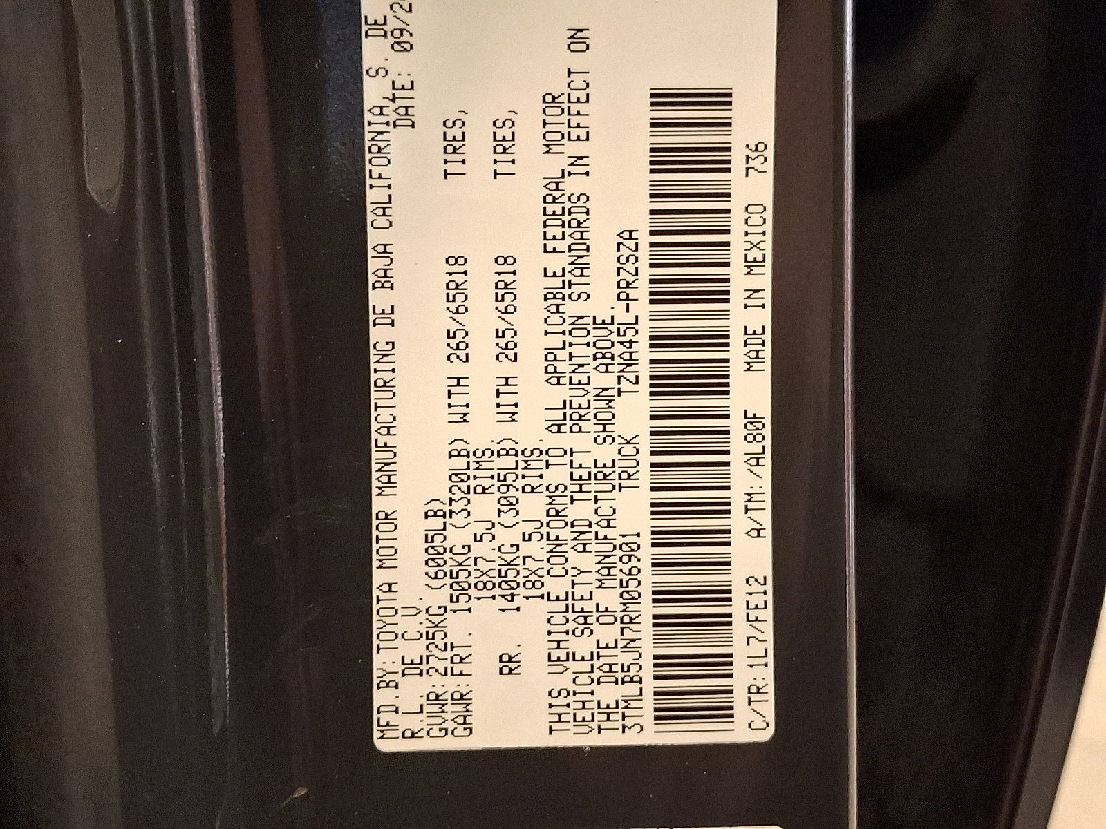 2024 Toyota Tacoma 4WD TRD Sport