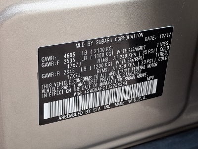 2018 Subaru Outback Premium