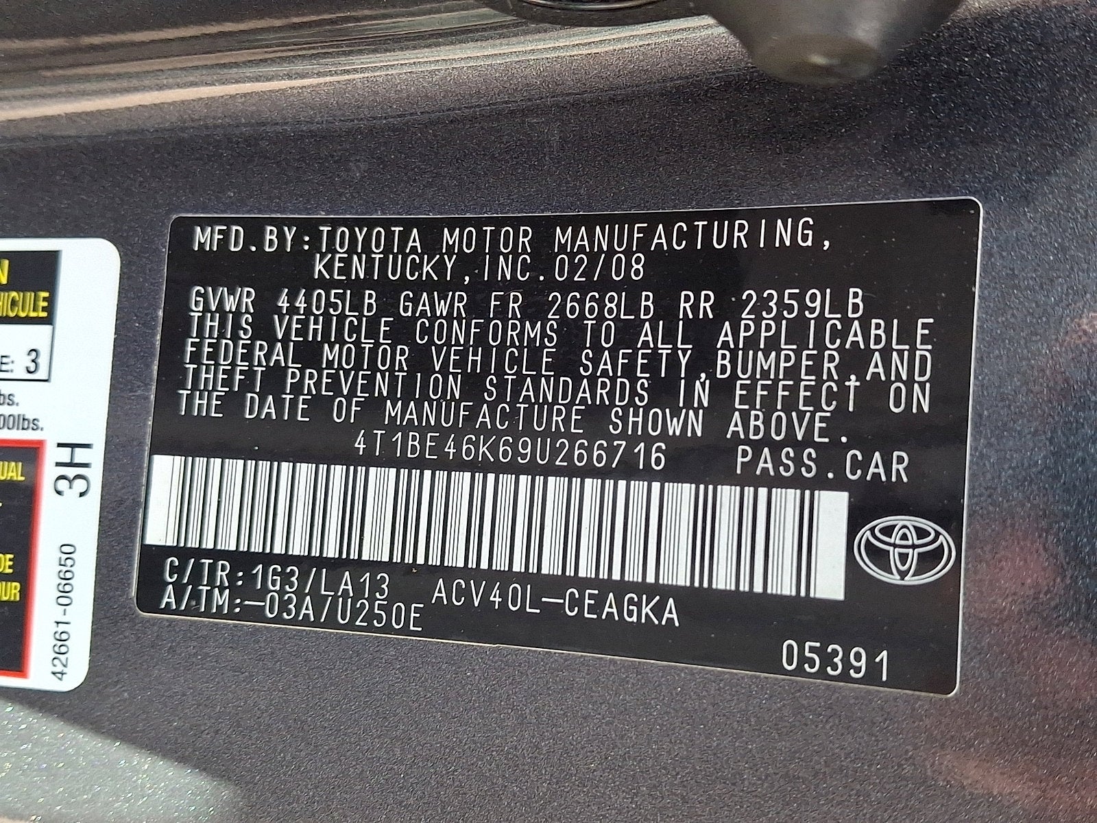 2009 Toyota Camry XLE