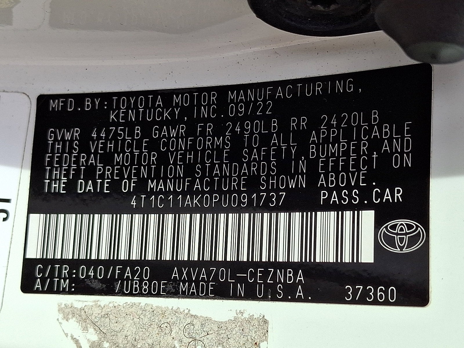 2023 Toyota Camry LE