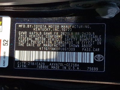 2024 Toyota Camry SE