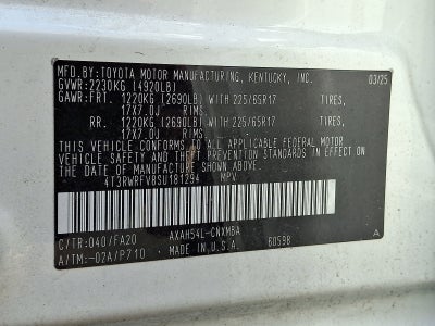 2025 Toyota RAV4 Hybrid XLE