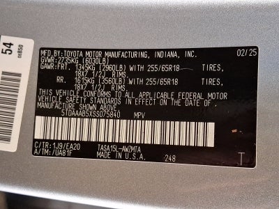 2025 Toyota Grand Highlander XLE