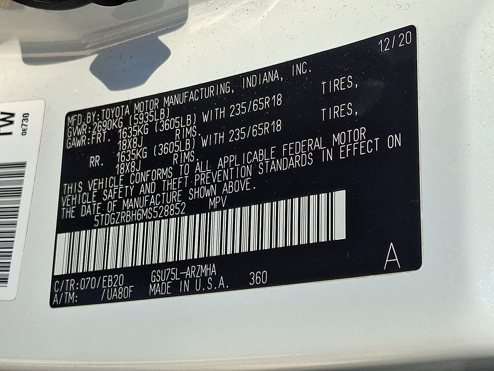 2021 Toyota Highlander XLE