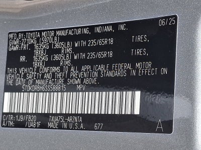 2025 Toyota Highlander XLE