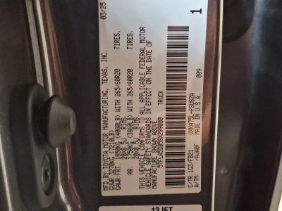 2025 Toyota Tundra 4WD SR5