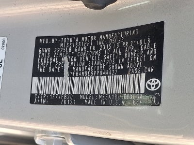 2023 Toyota Corolla LE