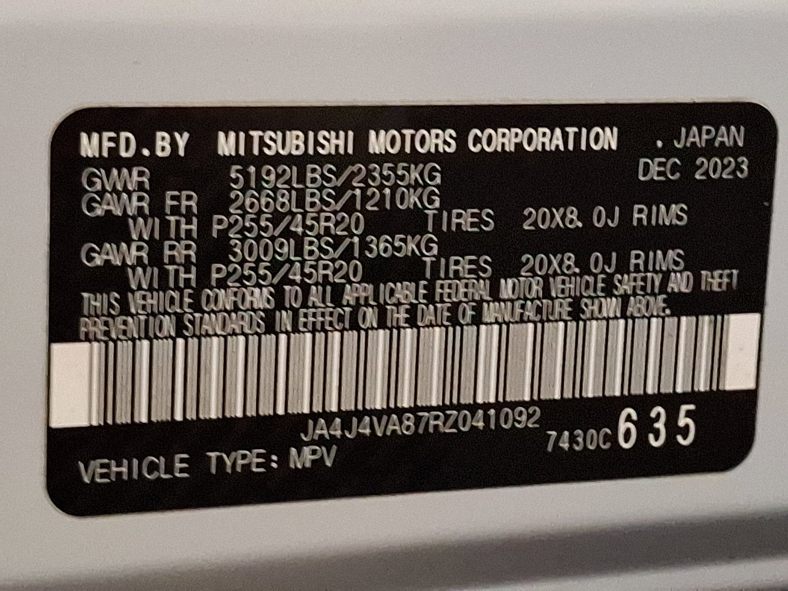2024 Mitsubishi Outlander SE