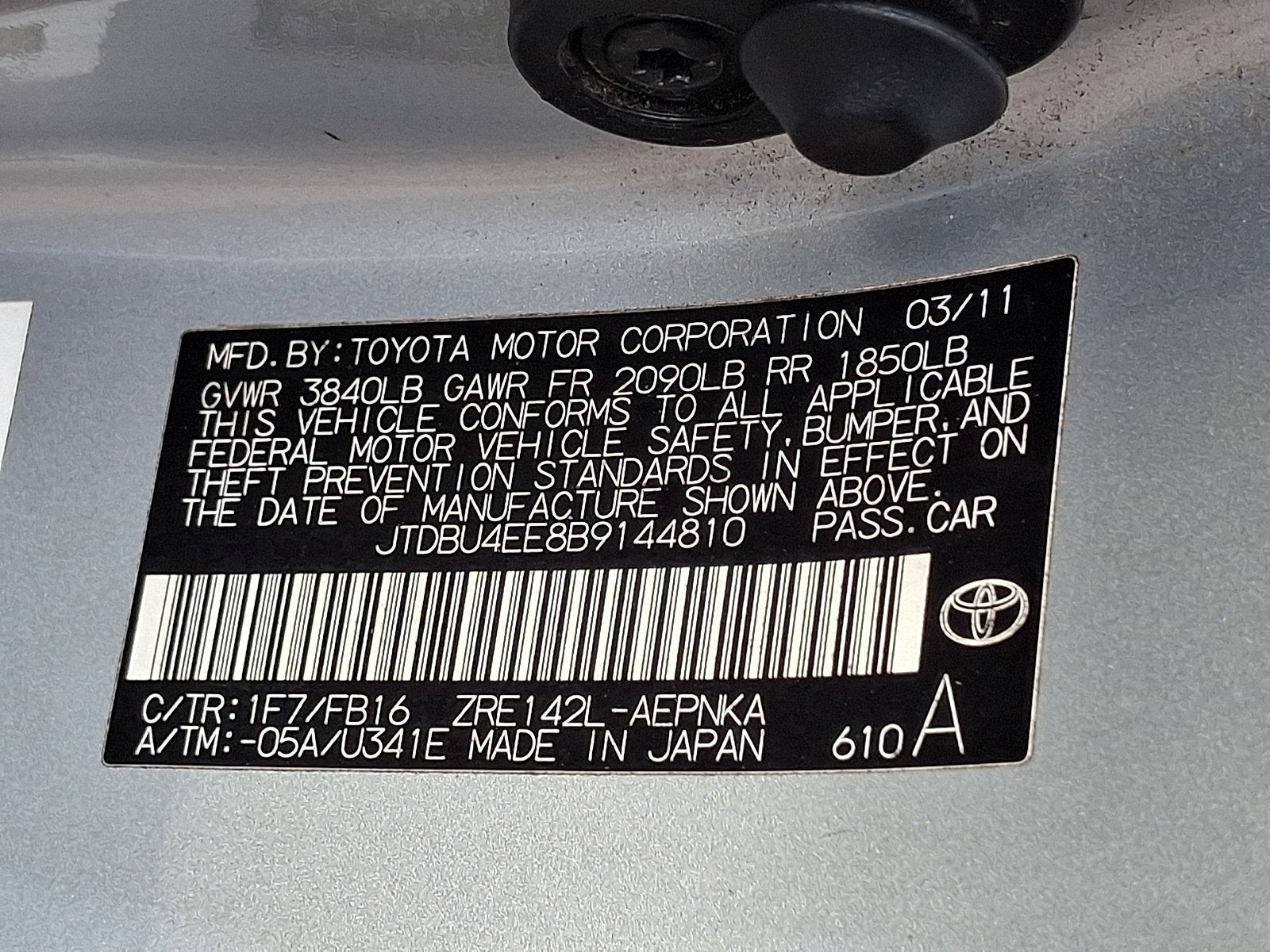 2011 Toyota Corolla LE