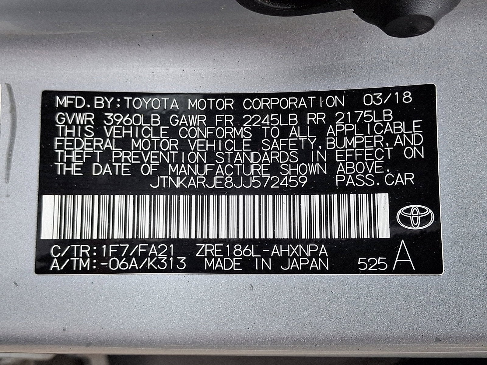 2018 Toyota Corolla iM Base