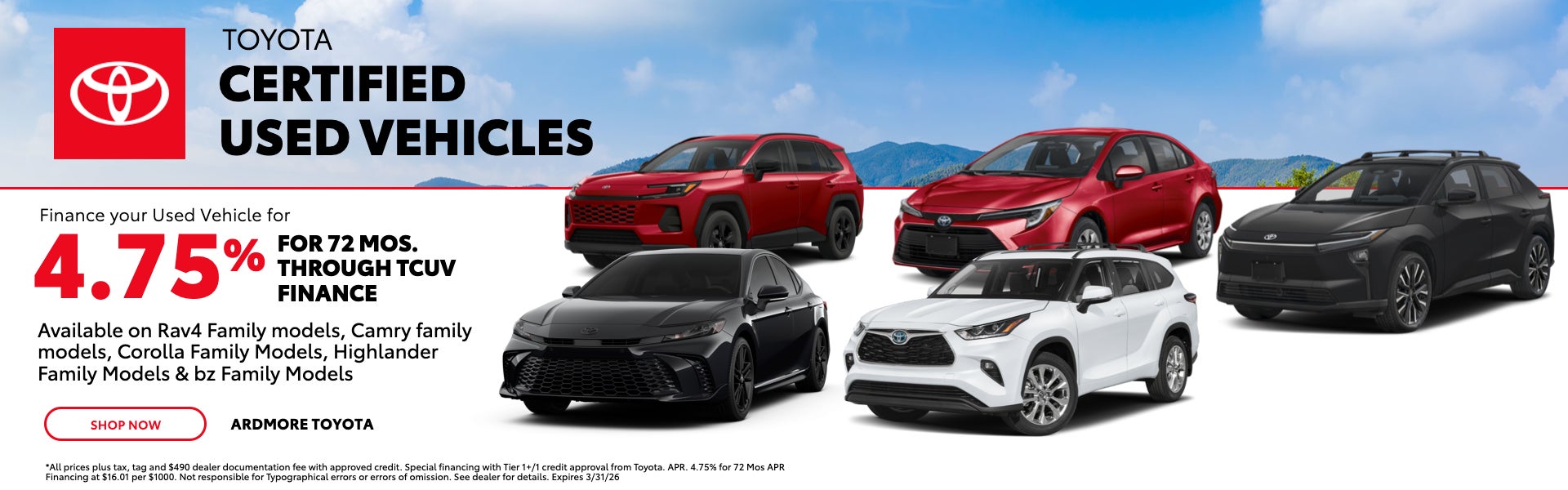 Certified Used Vehicles