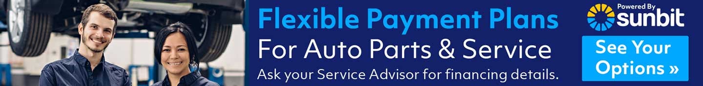 Flexible Payment Plans For Auto Parts and Service