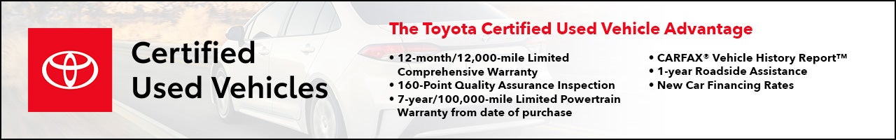 Certified Used Toyota Cars Trucks Suvs For Sale Philadelphia Pa