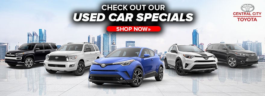 Used Car Specials at Central City Toyota